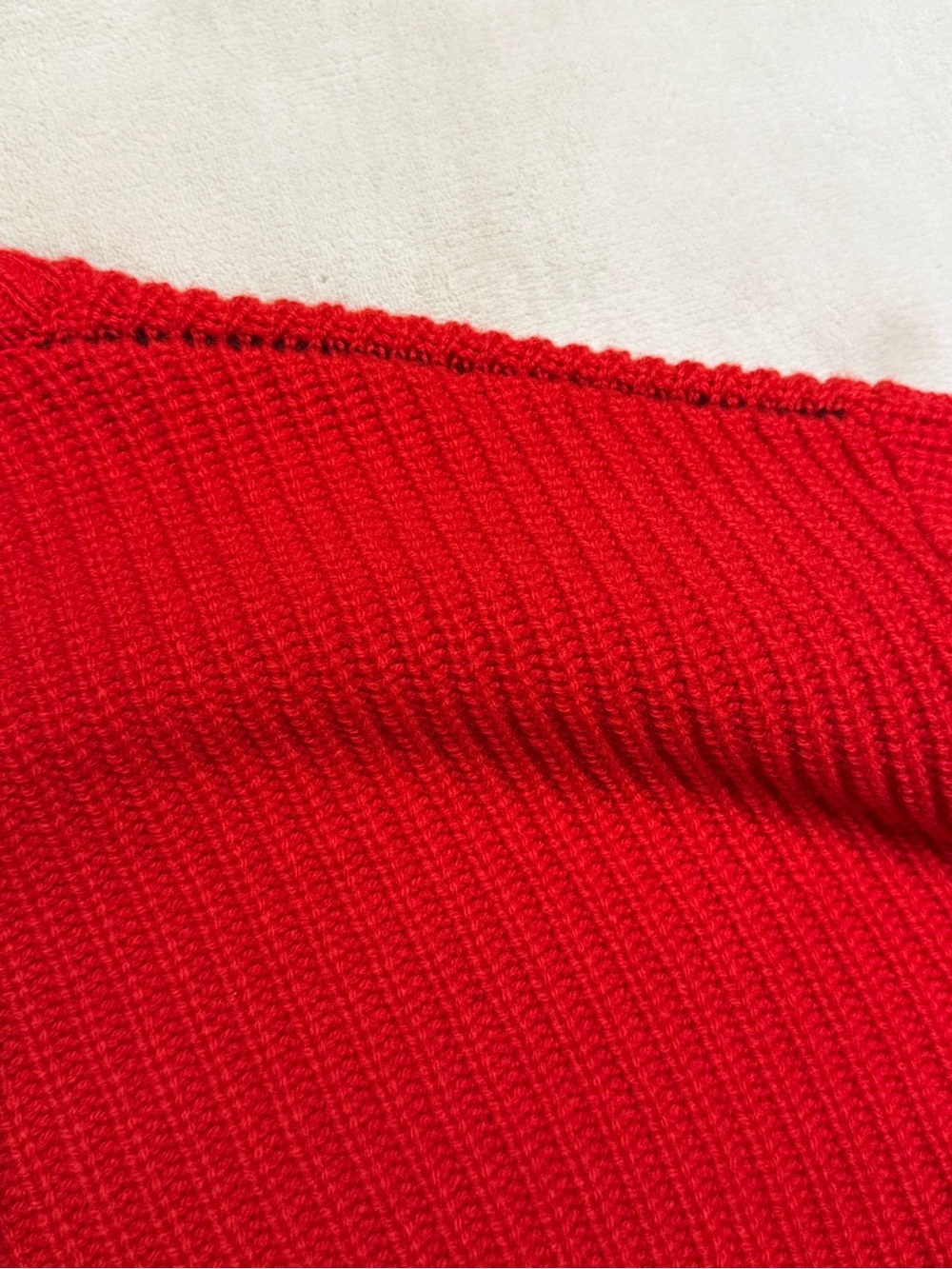 Imogene + Willie Varese Sweater in Red Wool - Picture 6 of 9
